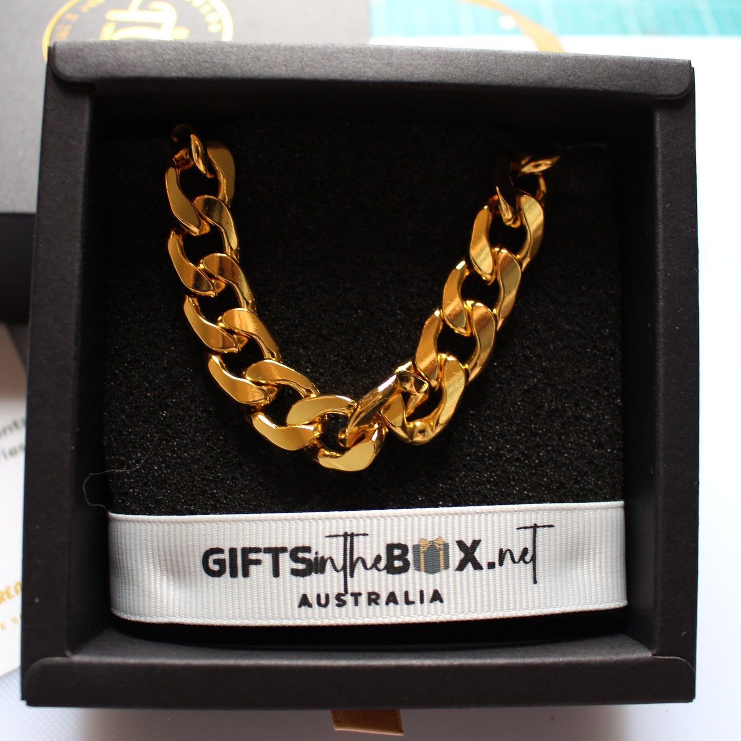 18K Gold Plated Mens Bracelet