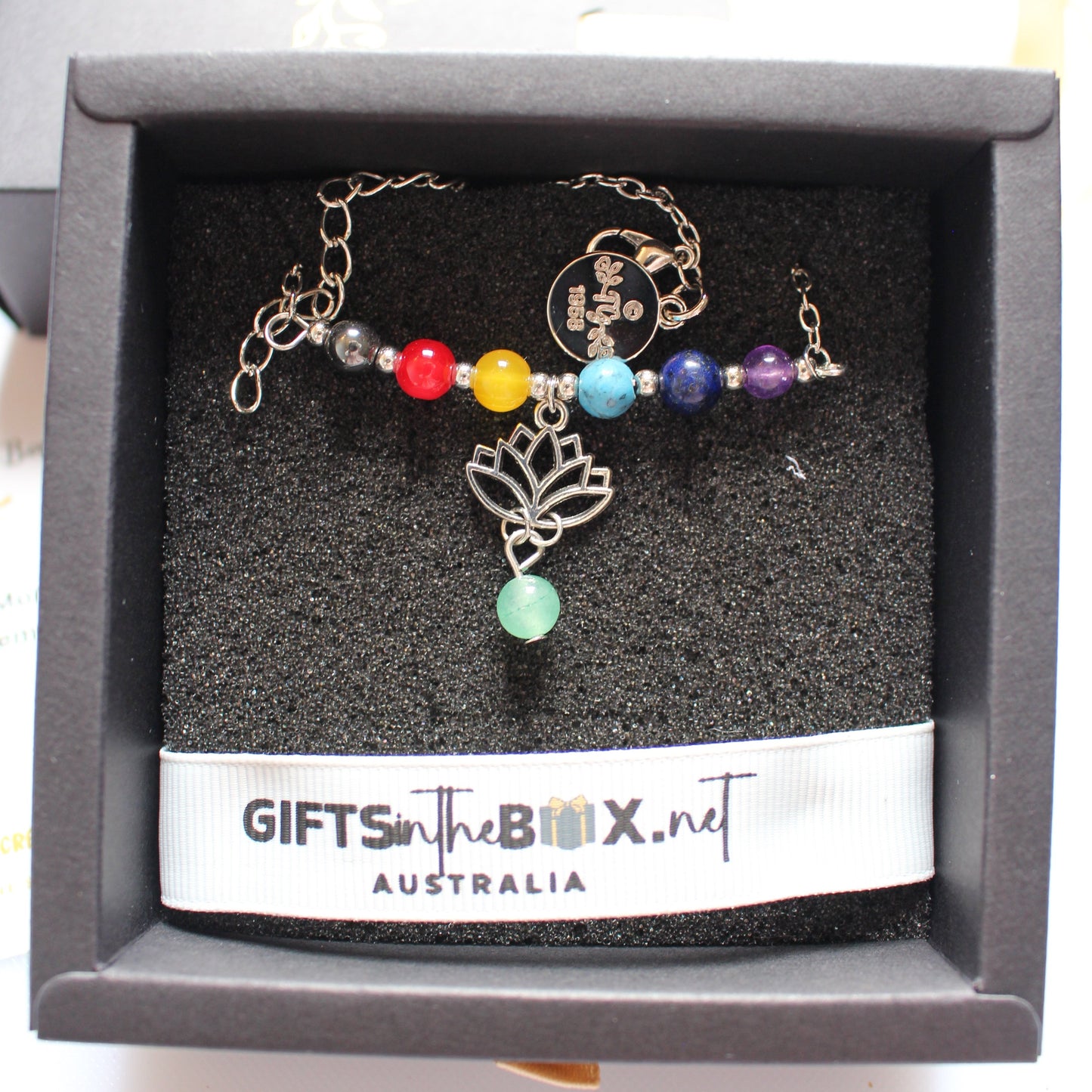 Bohemian Beads Ankle Silver Bracelet