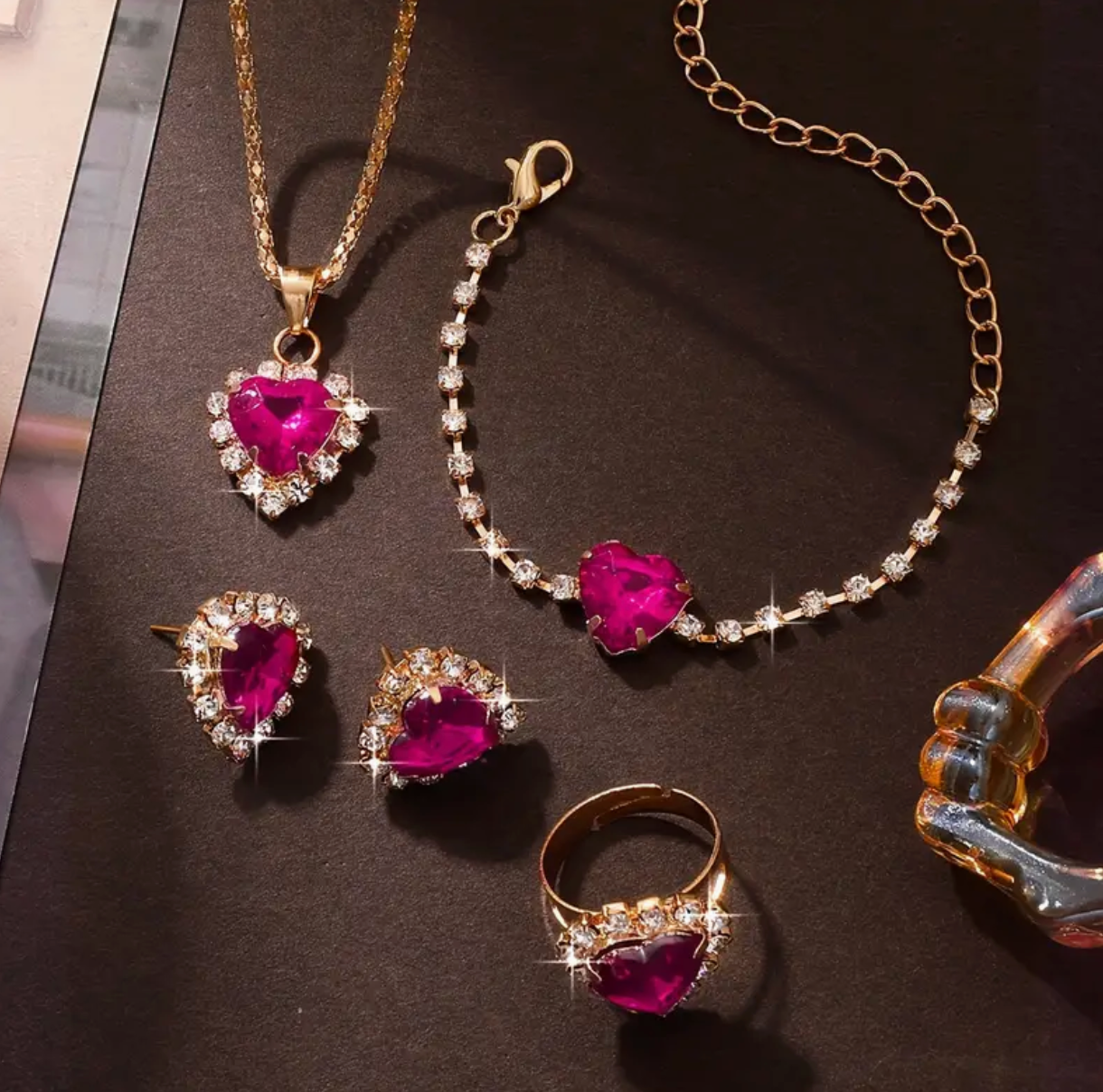 Redstone Gold Plated Jewelry Set ( Last One )