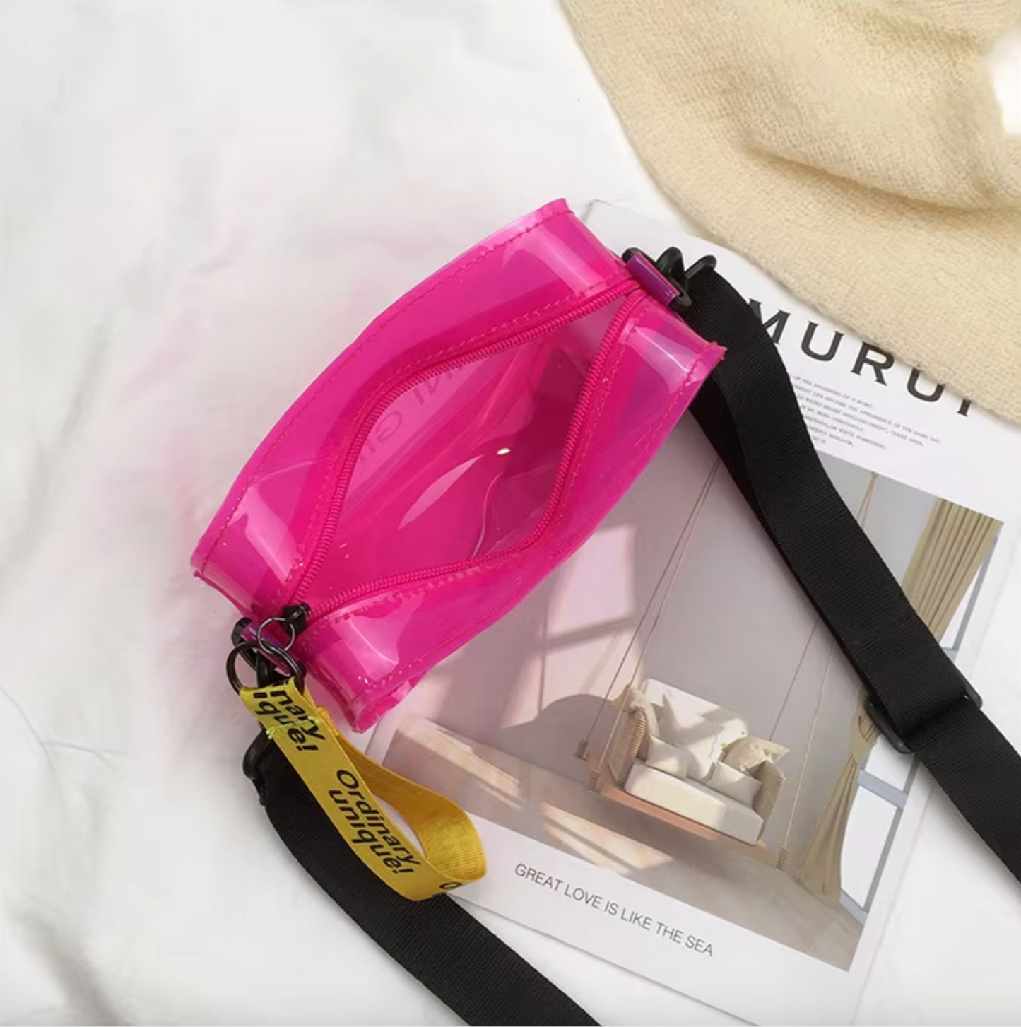 Transparent Mini Shoulder Messenger Bag