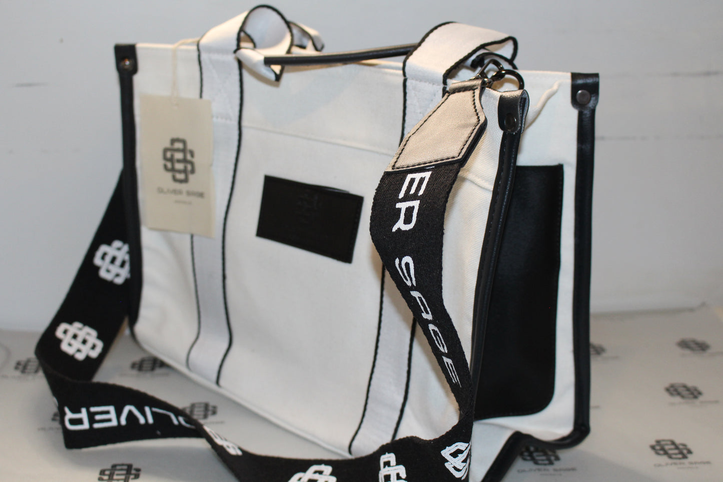OLIVER SAGE Crossbody Canvas Tote Bag