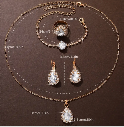 Faux Diamond Jewelry Set ( Last One )