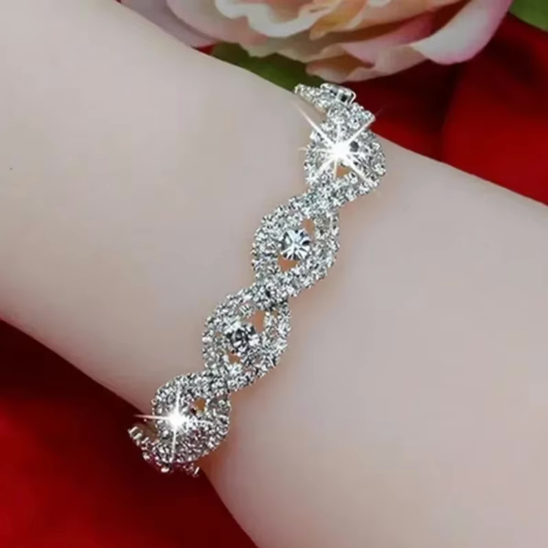 Sparkling Rhinestone Bracelet