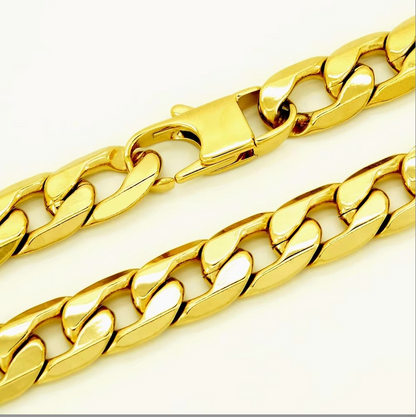 18K Gold Plated Mens Bracelet