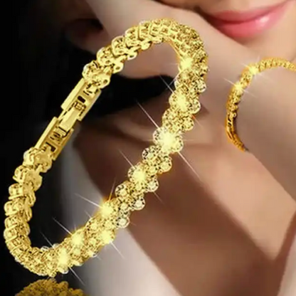 Elegant Crystal Rhinestone Gold or Silver Bracelets